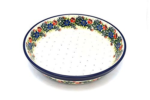 Polish Pottery Baker - Pie Dish - Garden Party