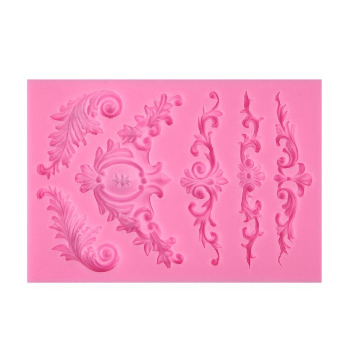 Flower letter Chocolate Candy Jello Silicone Fondant Lace Mold Mould Cake Flower Tool -All U Need