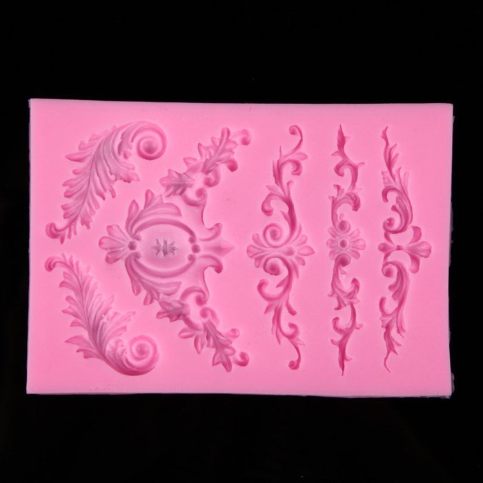 Flower letter Chocolate Candy Jello Silicone Fondant Lace Mold Mould Cake Flower Tool -All U Need N3