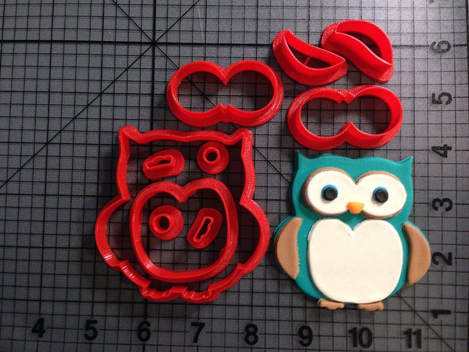 Owl Cookie Cutter Set (4 inches) N2
