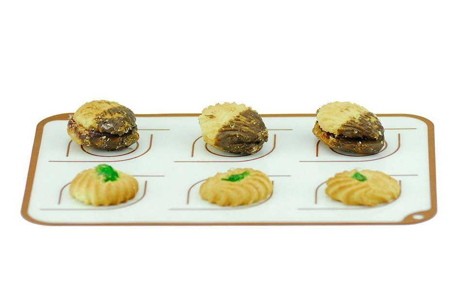 Minimal Silicone Baking Mat - Quarter sheet - 2 Pack-Long Lasting Ultra thick (1mm) Professional Grade Non-stick... N2