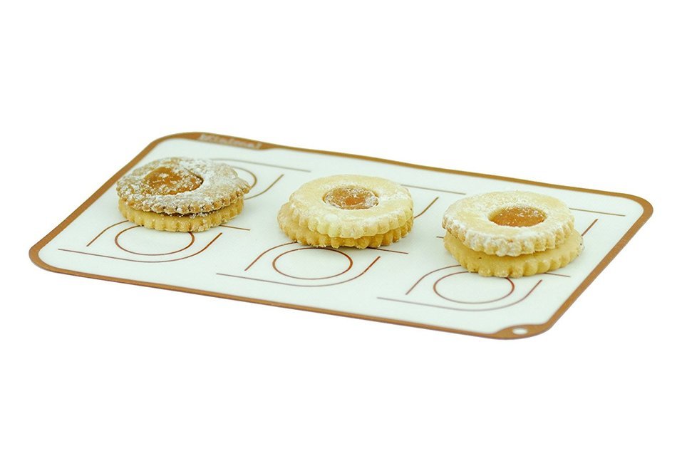 Minimal Silicone Baking Mat - Quarter sheet - 2 Pack-Long Lasting Ultra thick (1mm) Professional Grade Non-stick... N4