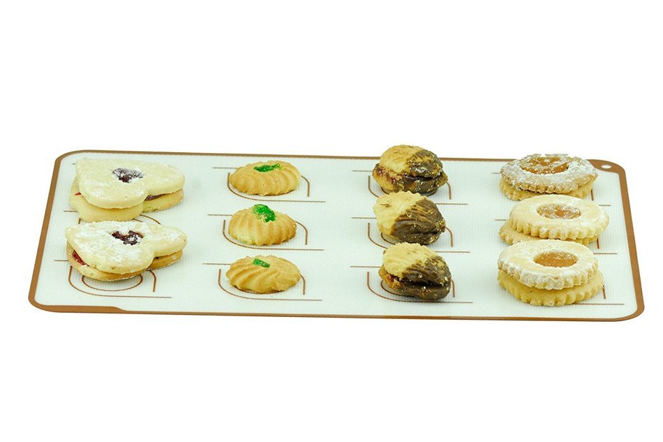 Minimal Silicone Baking Mat - Quarter sheet - 2 Pack-Long Lasting Ultra thick (1mm) Professional Grade Non-stick... N7