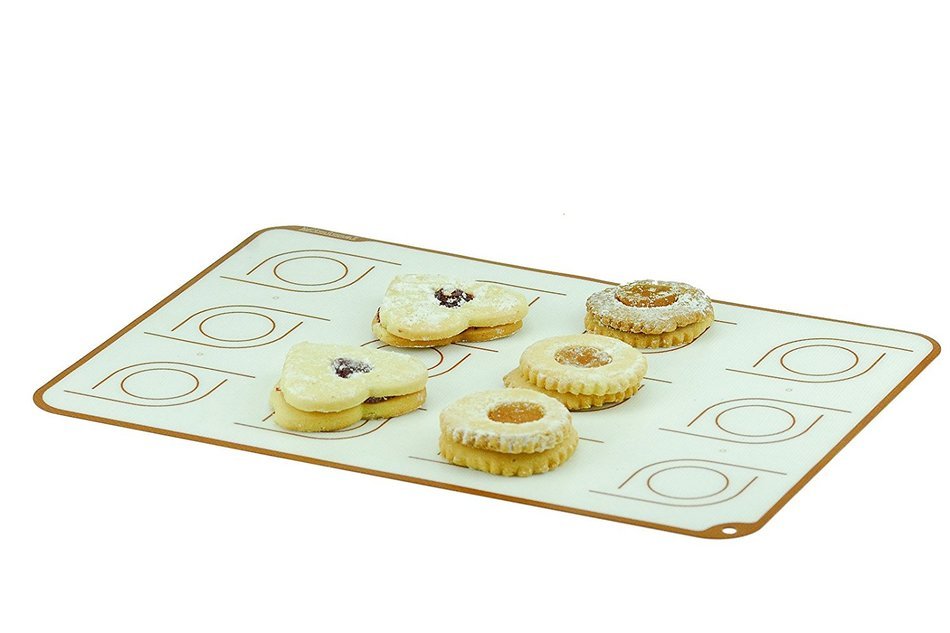 Minimal Silicone Baking Mat - Quarter sheet - 2 Pack-Long Lasting Ultra thick (1mm) Professional Grade Non-stick... N9