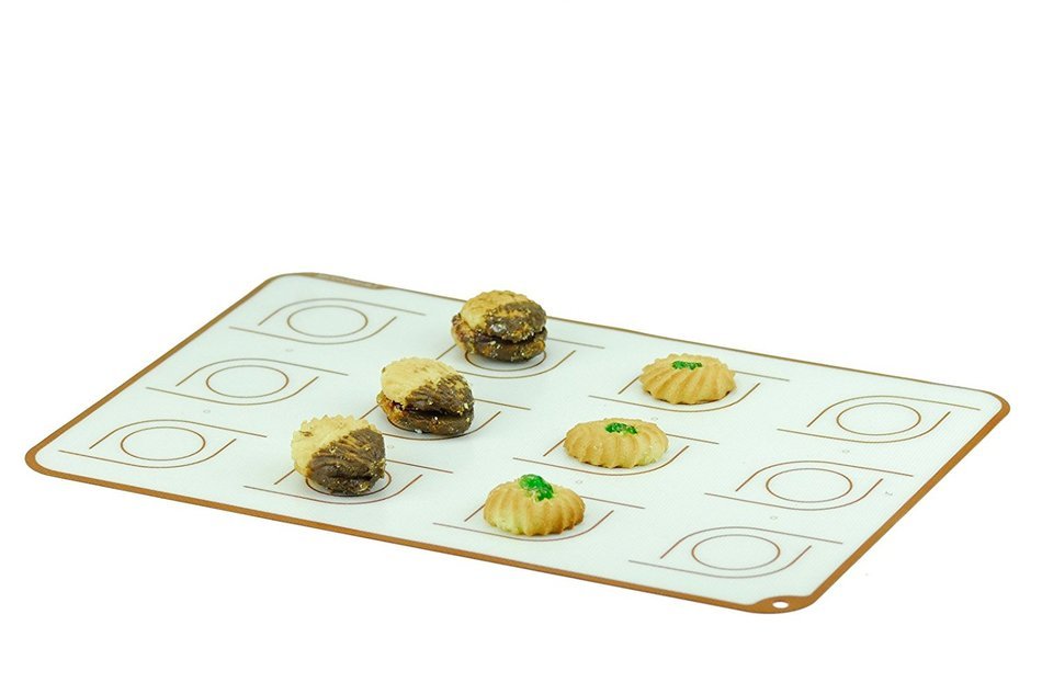 Minimal Silicone Baking Mat - Quarter sheet - 2 Pack-Long Lasting Ultra thick (1mm) Professional Grade Non-stick... N13