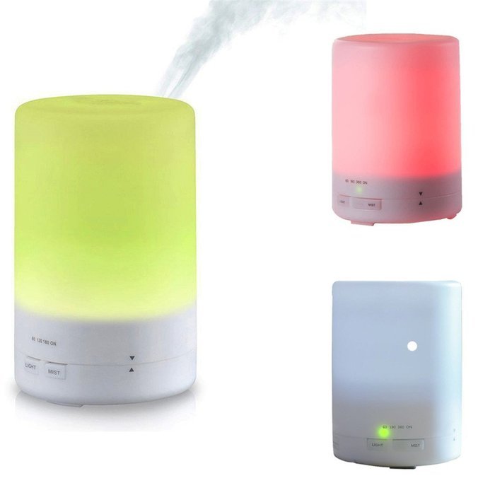 300ml Aroma Essential Oil Diffuser Cool Mist Aromatherapy Humidifier Air purifier with LED Color Changing Lights... N7