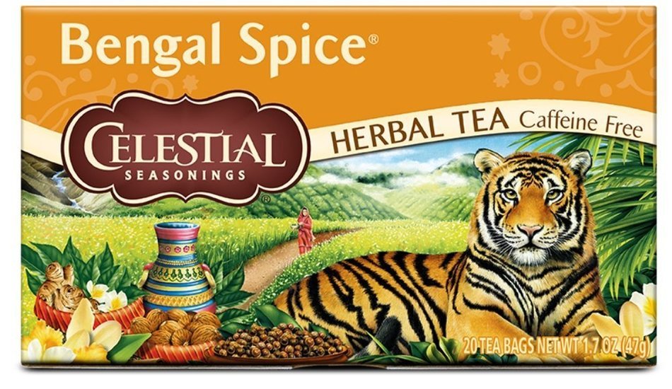Celestial Seasonings Bengal Spice Herbal Tea, 20 Count (Pack of 6)