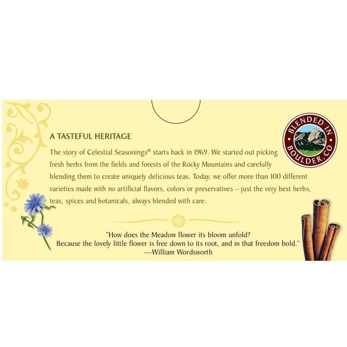 Celestial Seasonings Bengal Spice Herbal Tea, 20 Count (Pack of 6) N13
