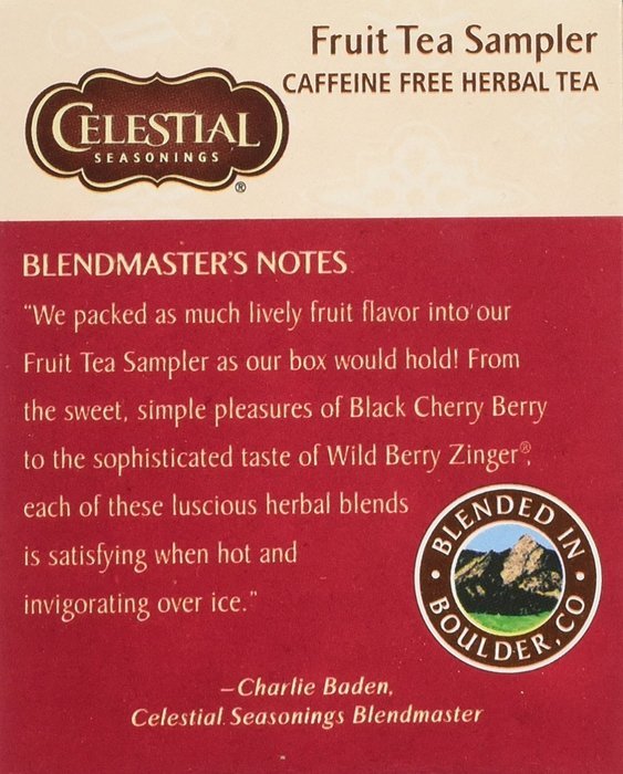 Celestial Seasonings Bengal Spice Herbal Tea, 20 Count (Pack of 6) N20