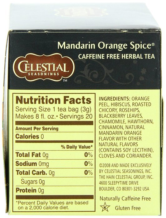 Celestial Seasonings Bengal Spice Herbal Tea, 20 Count (Pack of 6) N28