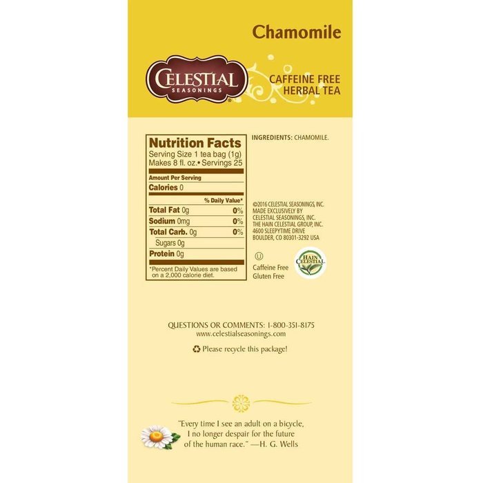 Celestial Seasonings Bengal Spice Herbal Tea, 20 Count (Pack of 6) N40