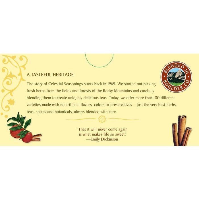 Celestial Seasonings Bengal Spice Herbal Tea, 20 Count (Pack of 6) N51