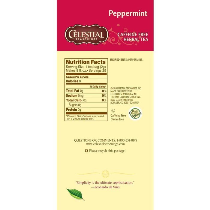 Celestial Seasonings Bengal Spice Herbal Tea, 20 Count (Pack of 6) N67