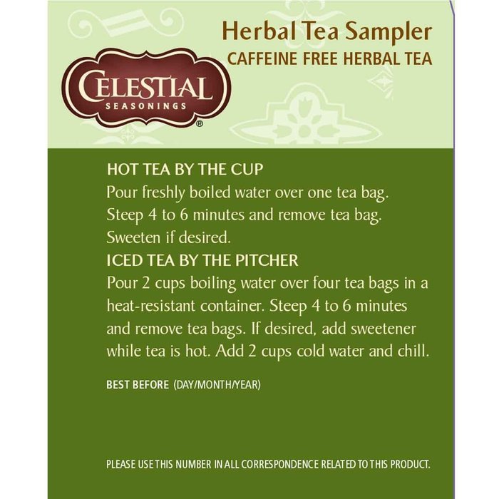 Celestial Seasonings Bengal Spice Herbal Tea, 20 Count (Pack of 6) N97