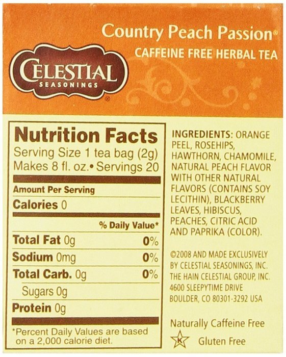 Celestial Seasonings Bengal Spice Herbal Tea, 20 Count (Pack of 6) N128