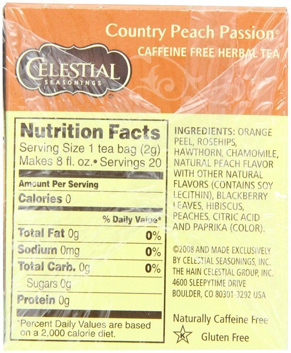 Celestial Seasonings Bengal Spice Herbal Tea, 20 Count (Pack of 6) N133