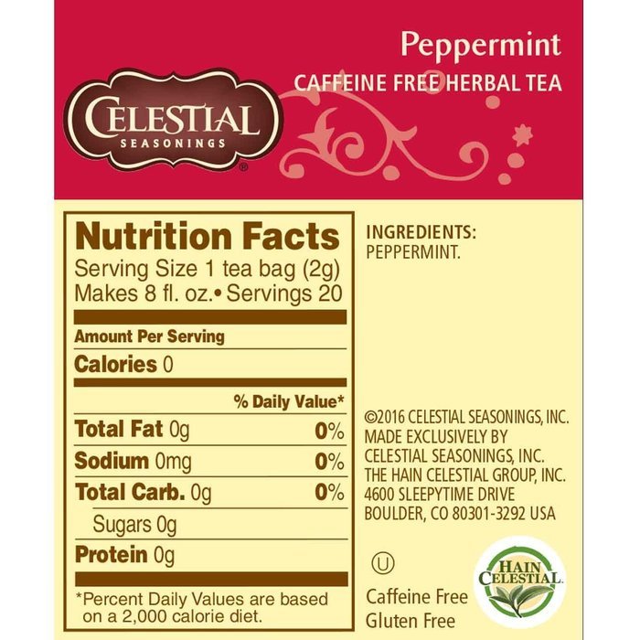 Celestial Seasonings Bengal Spice Herbal Tea, 20 Count (Pack of 6) N137