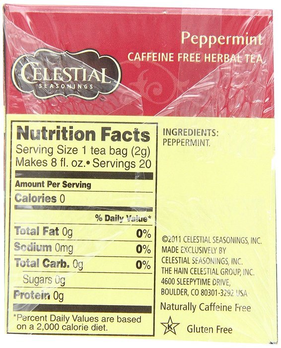 Celestial Seasonings Bengal Spice Herbal Tea, 20 Count (Pack of 6) N141