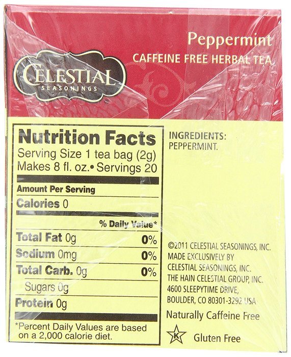 Celestial Seasonings Bengal Spice Herbal Tea, 20 Count (Pack of 6) N142