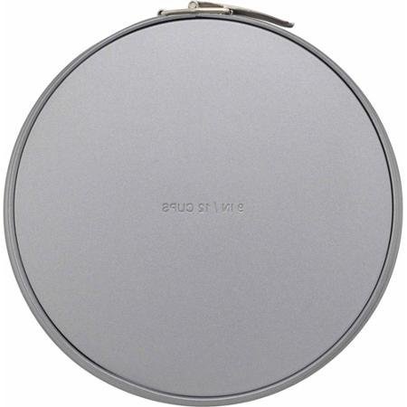 9-Inch Sturdy Carbon Steel Construction Deluxe Nonstick Bakeware Springform Pan, Gray N4