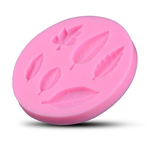 AnnyMart&reg; Leaf Silicone Clay Soap Mold Fondant Sugarcraft Chocolate Cake Decorating Mould Tools (Leaf)