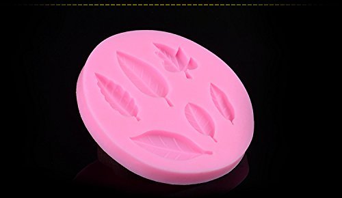 AnnyMart&reg; Leaf Silicone Clay Soap Mold Fondant Sugarcraft Chocolate Cake Decorating Mould Tools (Leaf) N4