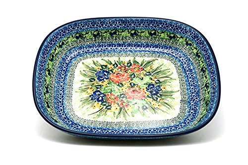Polish Pottery Baker - Rounded Rectangular - Medium (10") - Unikat Signature U4400