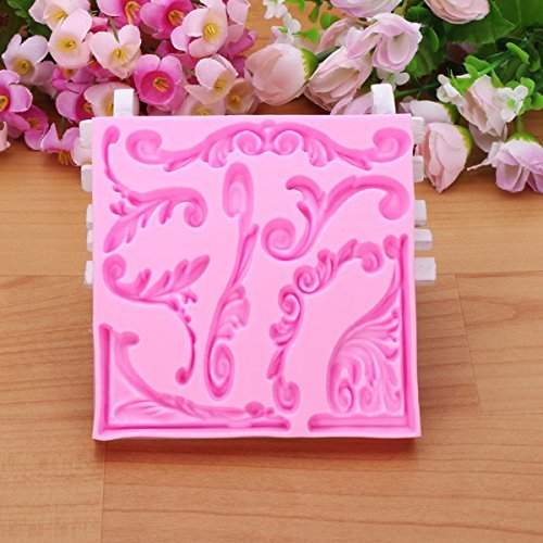 "3D Leaf Silicone Fondant Lace Mold Cake Decoarting Mould" shopping N2