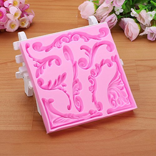 "3D Leaf Silicone Fondant Lace Mold Cake Decoarting Mould" shopping N3