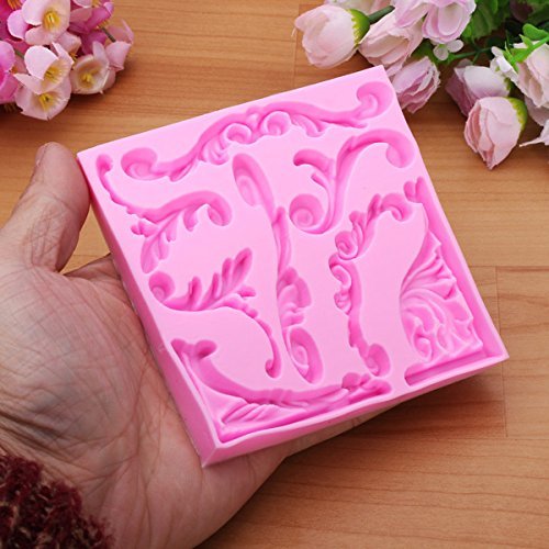 "3D Leaf Silicone Fondant Lace Mold Cake Decoarting Mould" shopping N5