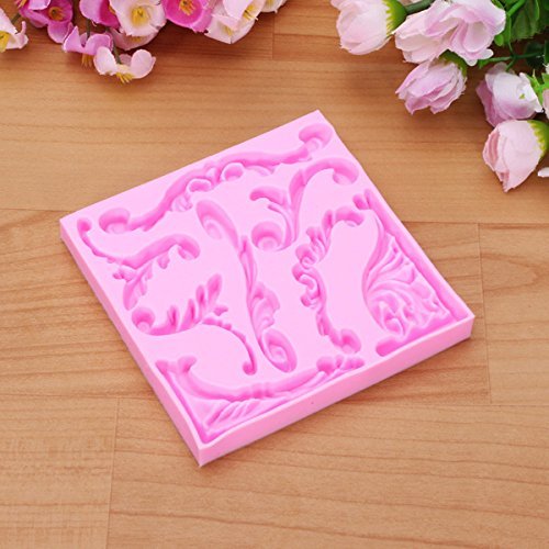 "3D Leaf Silicone Fondant Lace Mold Cake Decoarting Mould" shopping N6