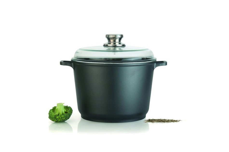 Eurocast Professional Cookware 8" 3.5L Casserole Pot with Glass Lid