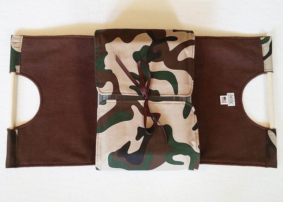 9x13 Camo Casserole Carrier, Free Shipping, Olive Green, Tan & Brown, Can be Personalized N2