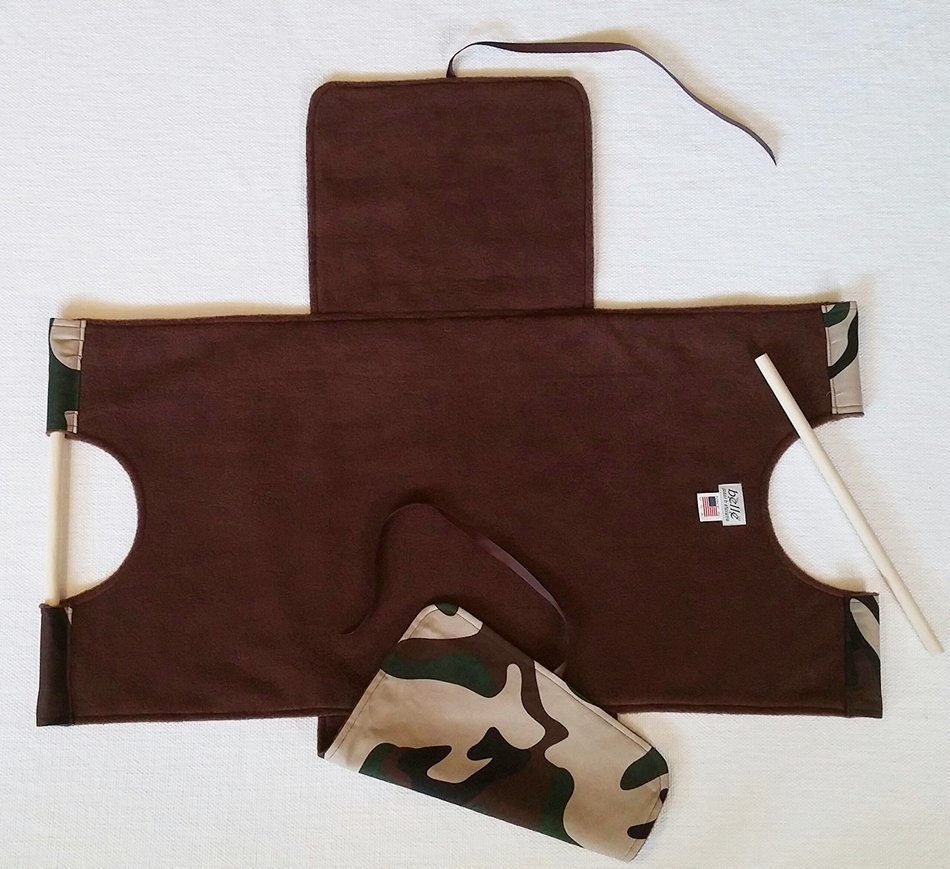 9x13 Camo Casserole Carrier, Free Shipping, Olive Green, Tan & Brown, Can be Personalized N3