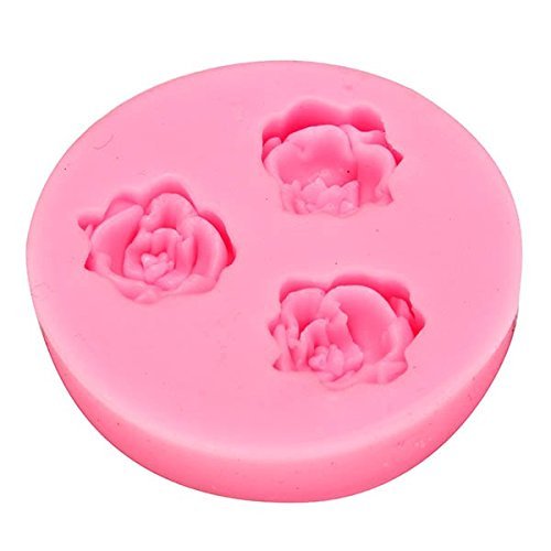 "dipshop Rose Silicone Fondant Mold Cake Decorating Mould Gumpaste Sugarpaste Mold FDA LFGB" shopping