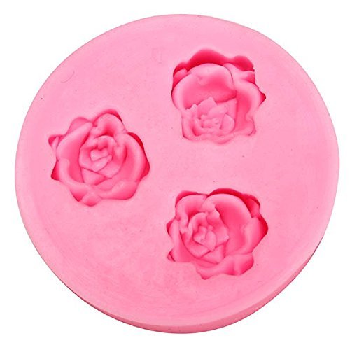 "dipshop Rose Silicone Fondant Mold Cake Decorating Mould Gumpaste Sugarpaste Mold FDA LFGB" shopping N3