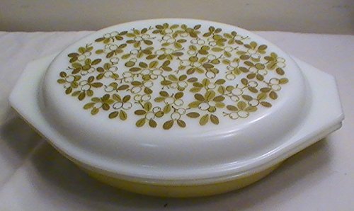 Corning Spring Blossom (Crazy Daisy) 1 1/2 Qt. Divided Casserole with Lid N2