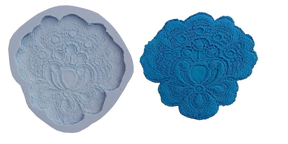 OK Molds silicone cake decorating fondant gompaste supply lace flower M5018