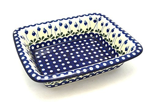 Polish Pottery Baker - Casserole - Bleeding Heart