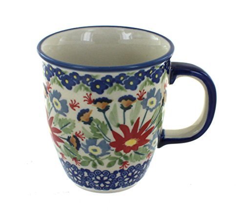 Polish Pottery Jungle Bouquet Coffee Mug