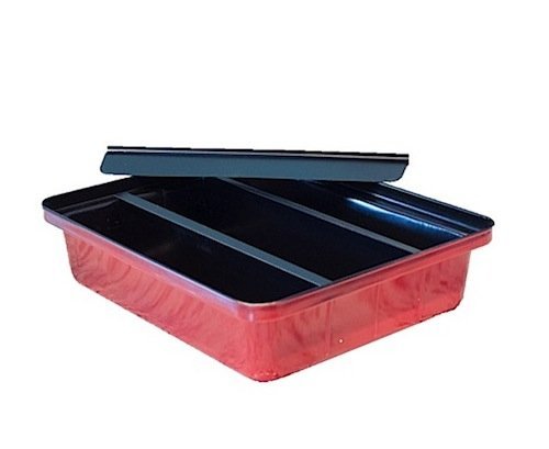 The Sophie Rachael Home Collection 14W-1270CS Carbon Steel Lasagna Pan with 3 Removable Dividers