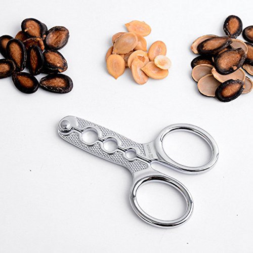 Bargain World Stainless Steel Melon Seed Pliers Sunflower Seed Nut Pliers Scissor N3