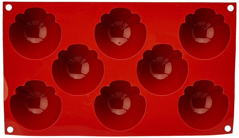 Silikomart Bloom Cake Mould, 64mm, Terracotta N2