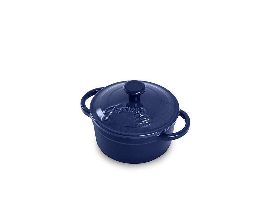 Fiesta 0.35 Quart Cast Iron Mini Casserole, Cobalt