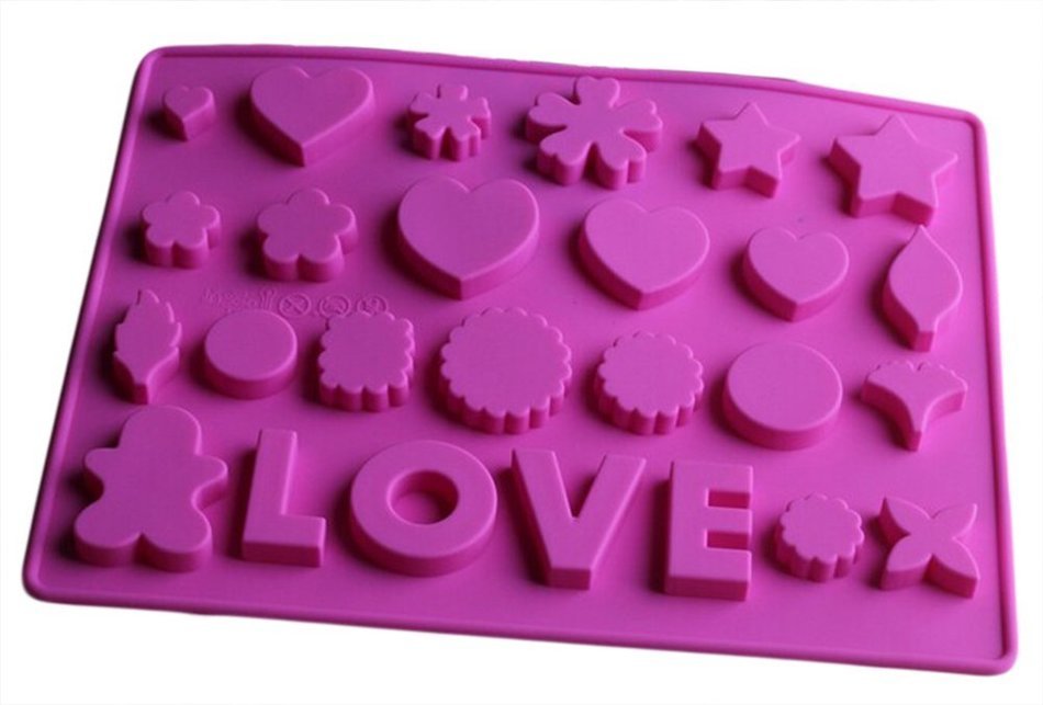 AmaranTeen - Silicone mold chocolate ice mould cake tools N2