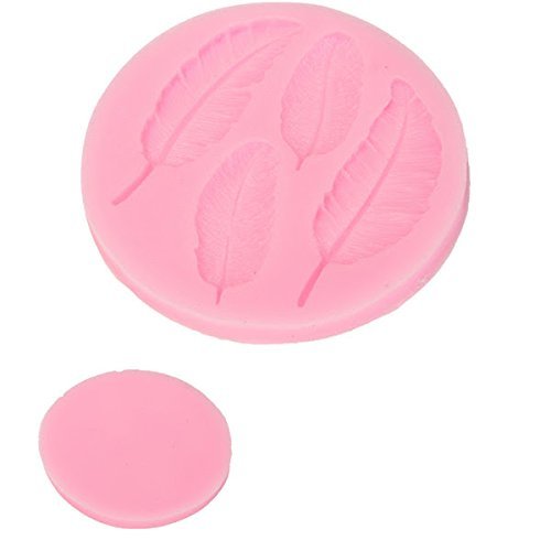 "Silicone 3D Feather Fondant Mold Cake Decoration DIY Mold Mould" shopping