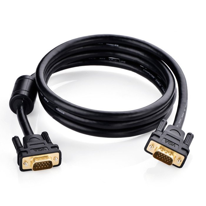 Ugreen DVI 24+5 DVI-I Dual Link to VGA Male to Male Digital Video Cable Gold Plated Support 1080P for Gaming,... N8
