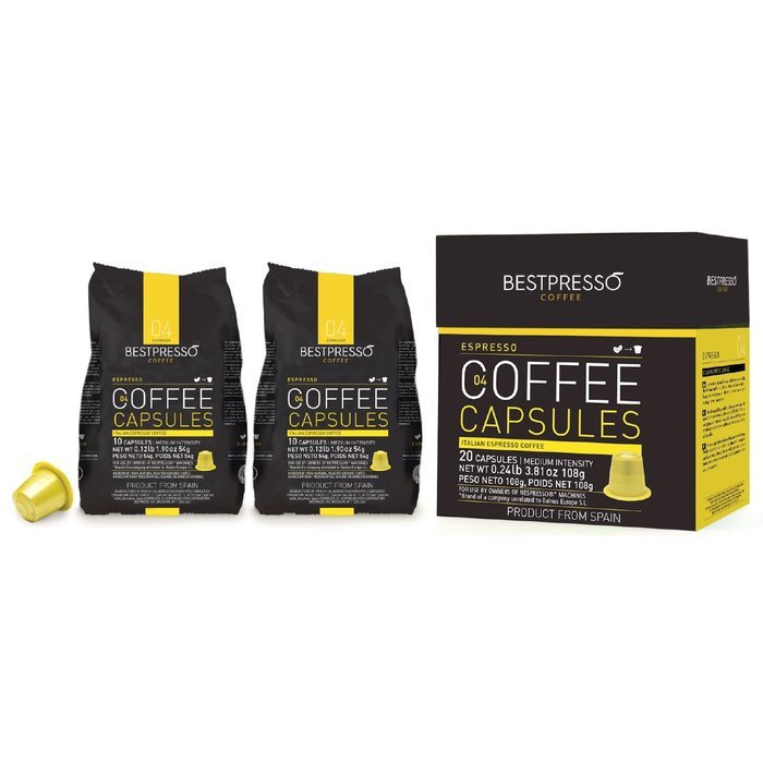 Nespresso Compatible Gourmet Coffee Capsules-60 Pod Variety Pack for Original Line Nespresso Machine -Bestpresso... N8