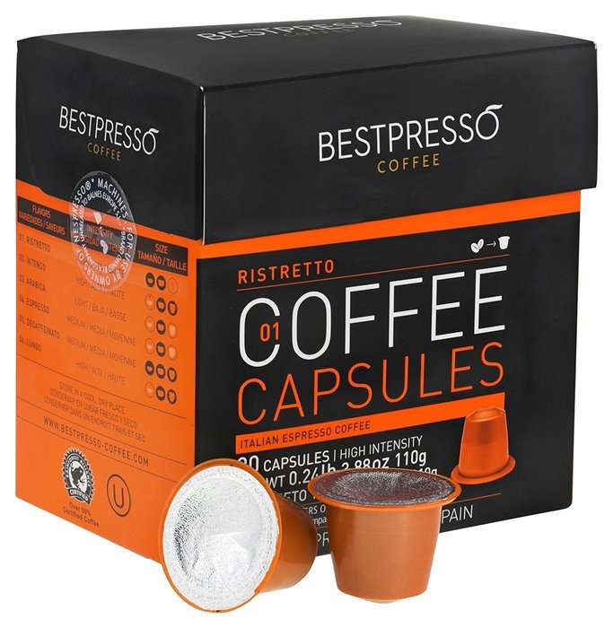 Nespresso Compatible Gourmet Coffee Capsules-60 Pod Variety Pack for Original Line Nespresso Machine -Bestpresso... N17