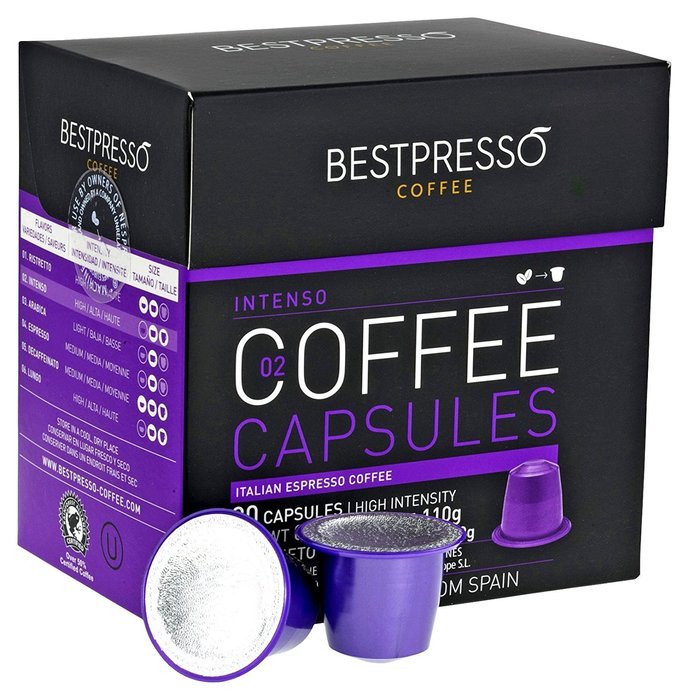 Nespresso Compatible Gourmet Coffee Capsules-60 Pod Variety Pack for Original Line Nespresso Machine -Bestpresso... N18